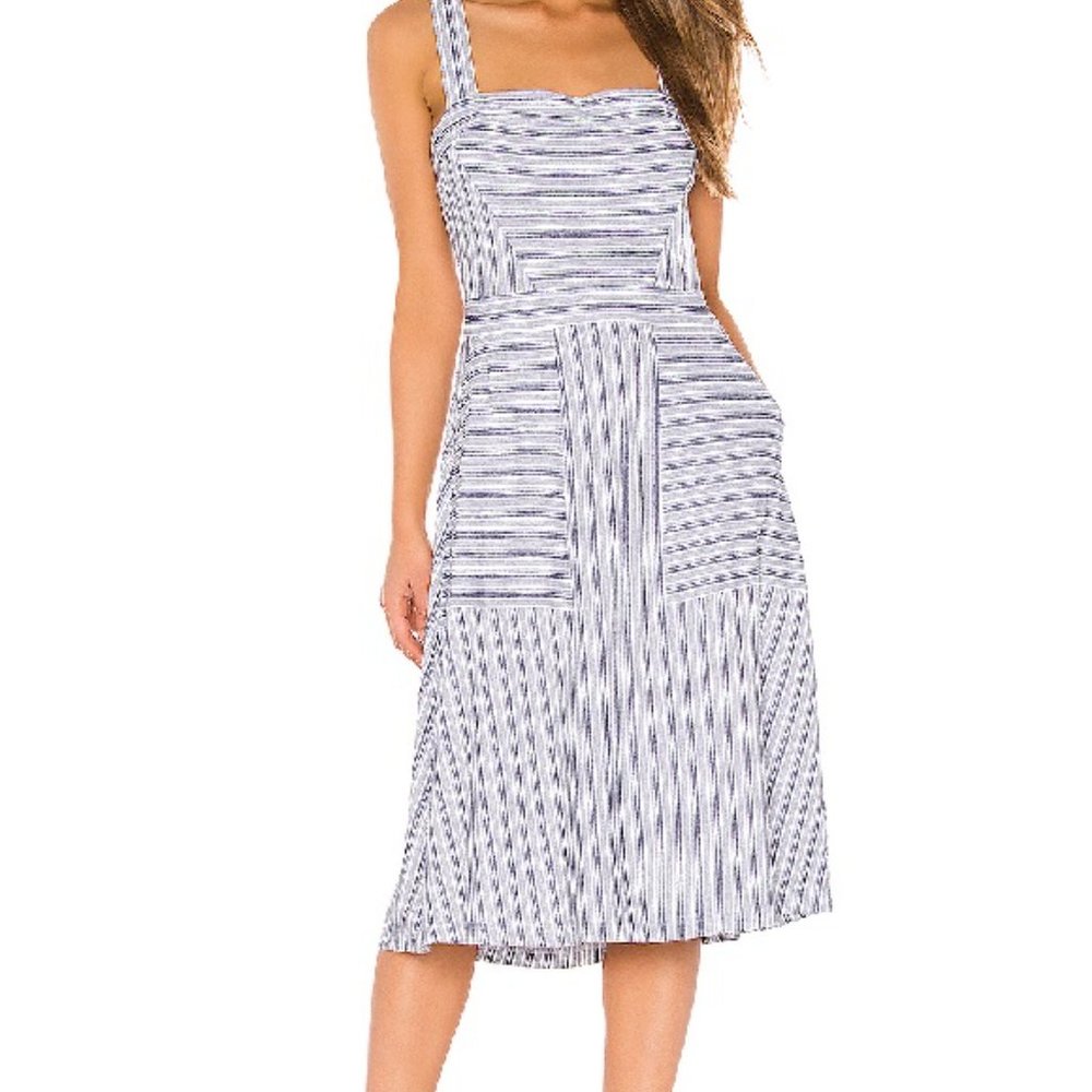 BCBG Striped Sundress (MIDI)